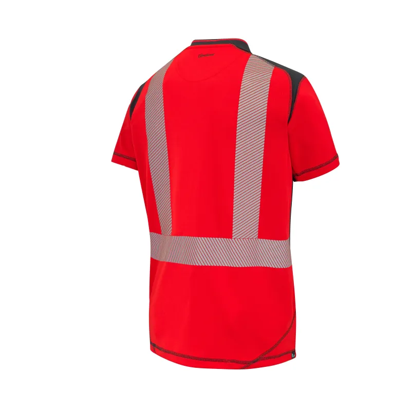 T-Shirt Haute Visibilité MC Luklight GRS Rouge fluo