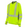T-Shirt Haute Visibilité Manches Longues Luklight GRS® Jaune fluo