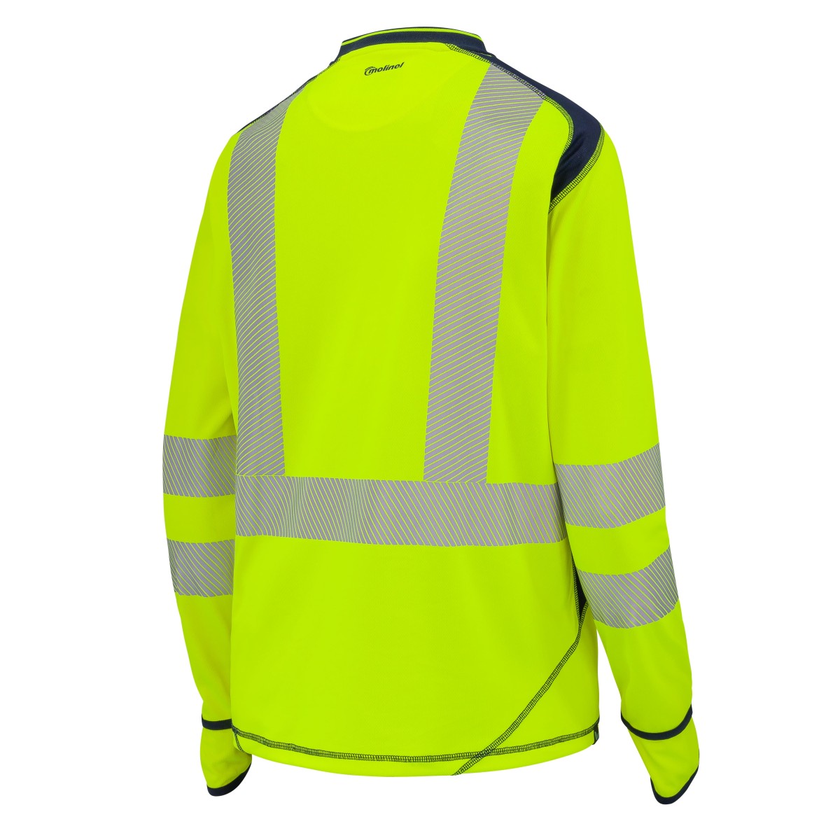 Fluorescent Yellow Luklight GRS® High Visibility Long Sleeve T-Shirt
