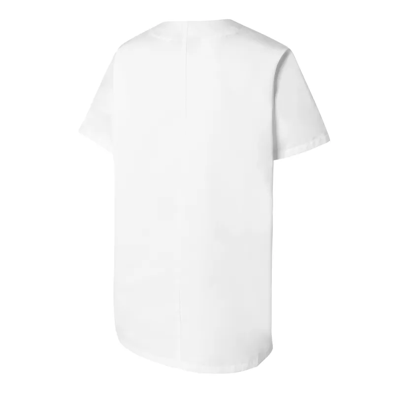 Tunique de travail mixte Everest Blanc & Bleu paon