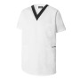 Tunique de travail mixte Everest Blanc & Gris charbon