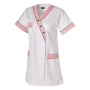 Byzance White/Pink Women's Work Tunic