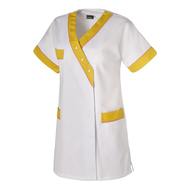 Byzance Women's Work Tunic - V-neck and Kimono Sleeves | Molinel