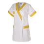Tunique de Travail Femme Byzance Blanc/Jaune