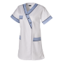 Byzance White/Blue Women's Work Tunic