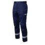 Pantalon Genouillères de Travail Avec Bandes Invict Light Navy