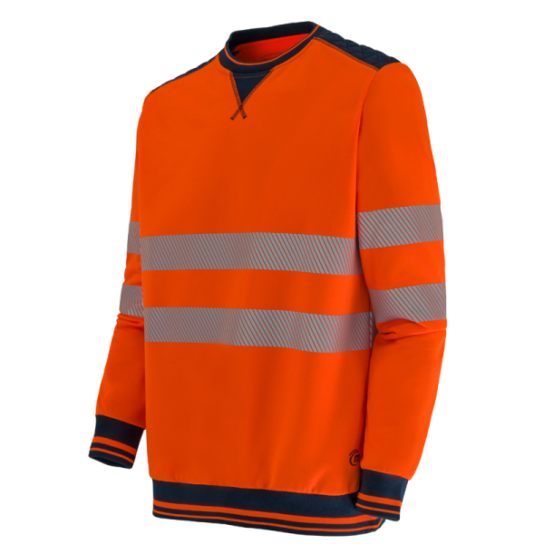 LukLight hi-viz round neck sweatshirt