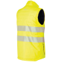 Luklight Neon Yellow/Navy High Visibility Bodywarmer