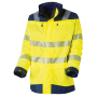 Parka 3 en 1 Luklight Intempéries Jaune Fluo/Marine