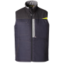 Gilet Matelassé Lemon Shake Bleu Minuit/Gris Anthracite