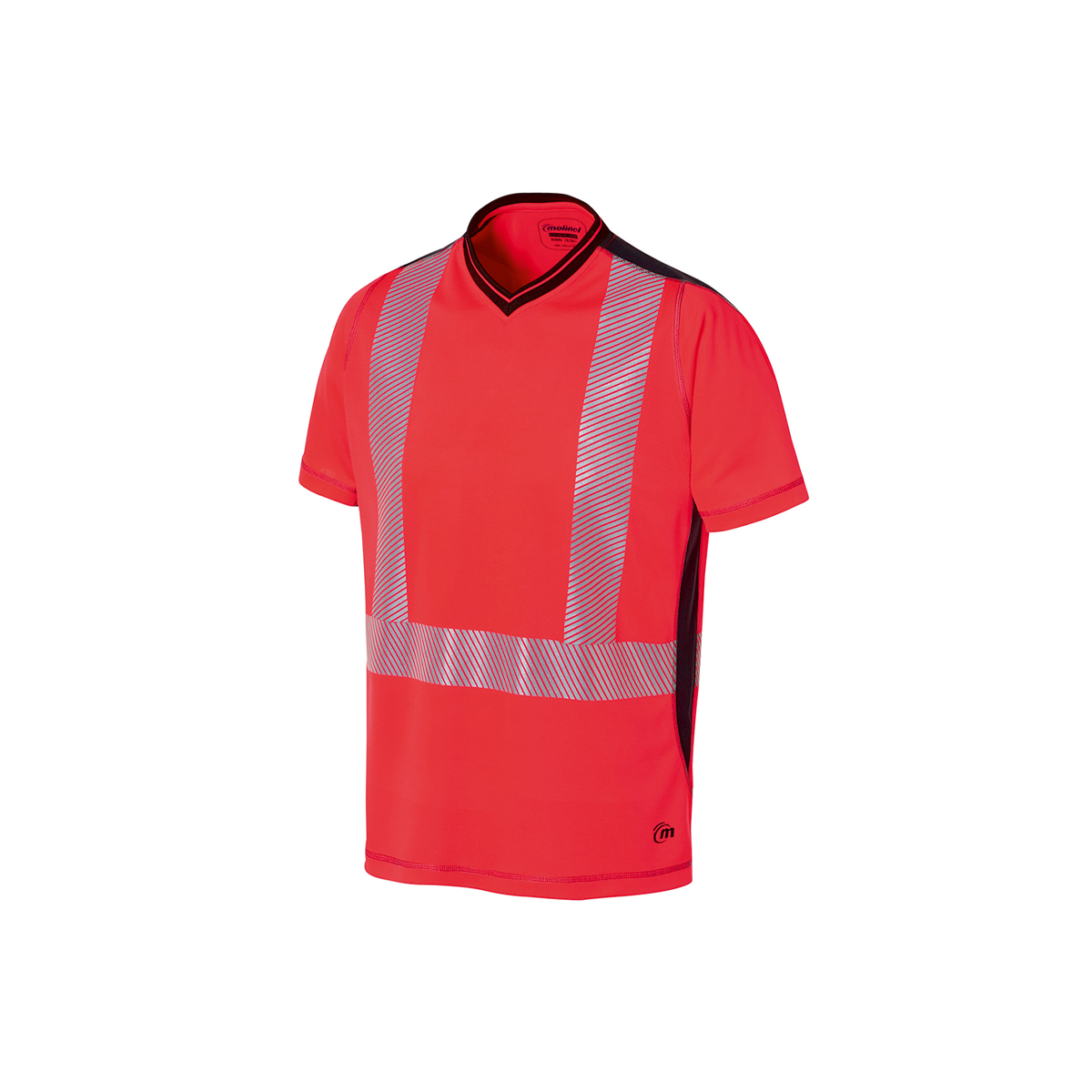 Luklight HV Mesh T-shirt in Neon Red