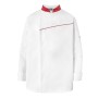 Majik White/Red Unisex Long-Sleeved Chef's Jacket