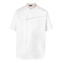 Majik White/Light Beige Unisex Short-Sleeved Chef's Jacket