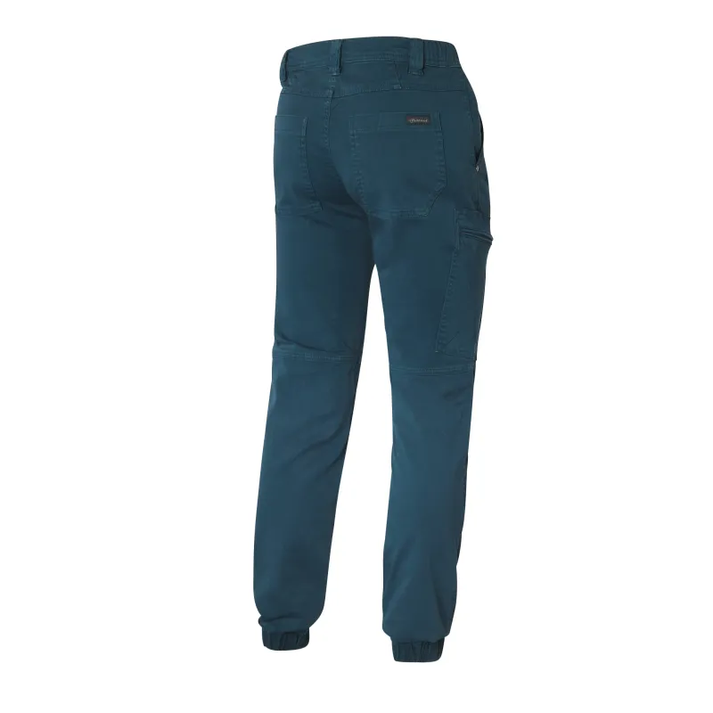 Moovy Work Trousers in Atlantic Blue – GOTS Certified – Stretch and Multi-Pocket | Molinel