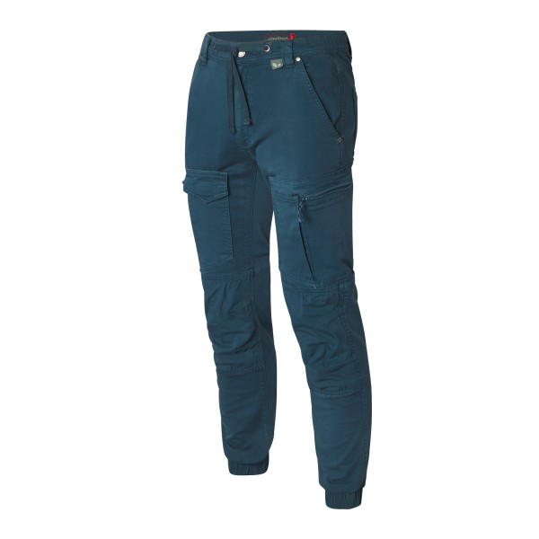 Moovy Work Trousers in Atlantic Blue – GOTS Certified – Stretch and Multi-Pocket | Molinel