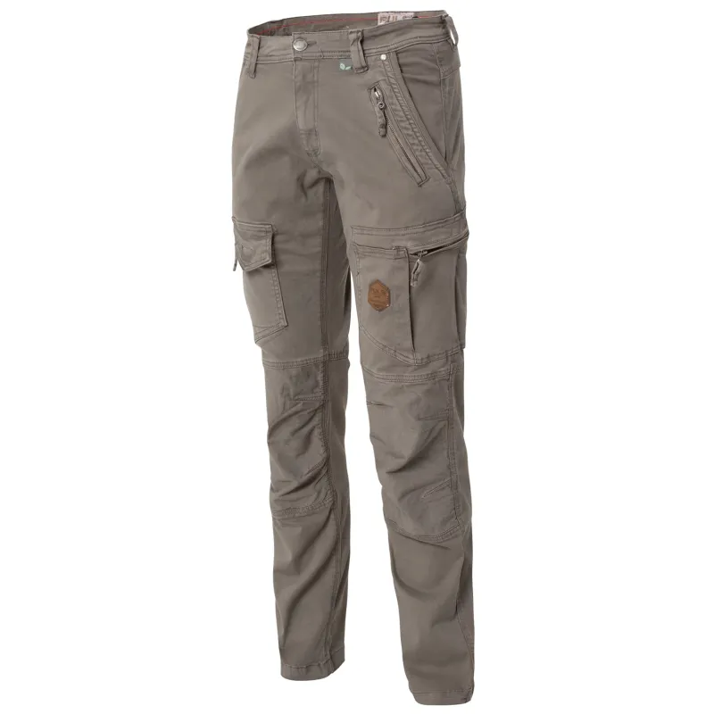 Pantalon Stretch Multipoches Explore GOTS Gris