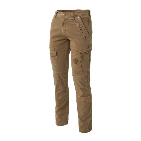 Pantalon Stretch Multipoches EXPLORE GOTS Taupe