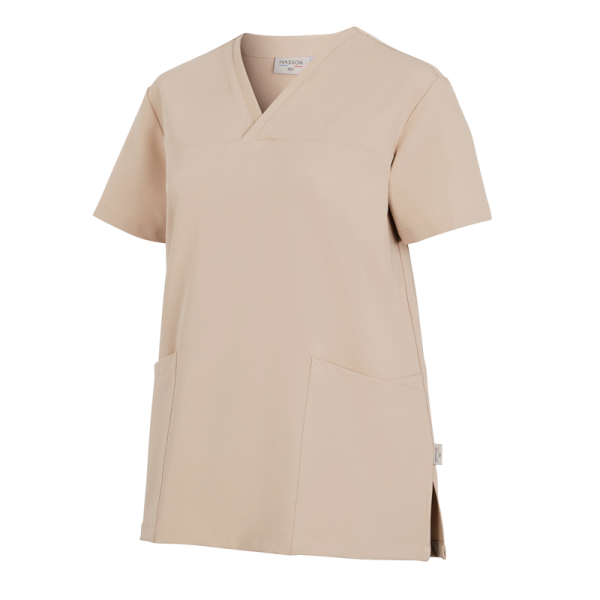 Novakare Sand Beige Unisex Work Tunic – Unisex & Fitted | Molinel Hasson