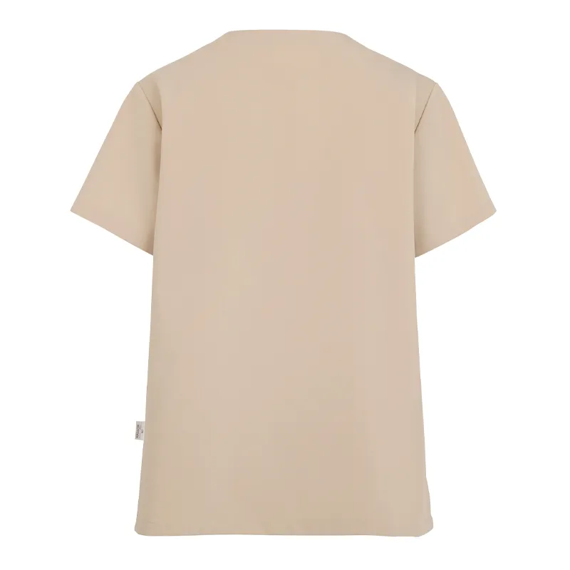 Tunique de Travail Mixte Novakare Beige Sable