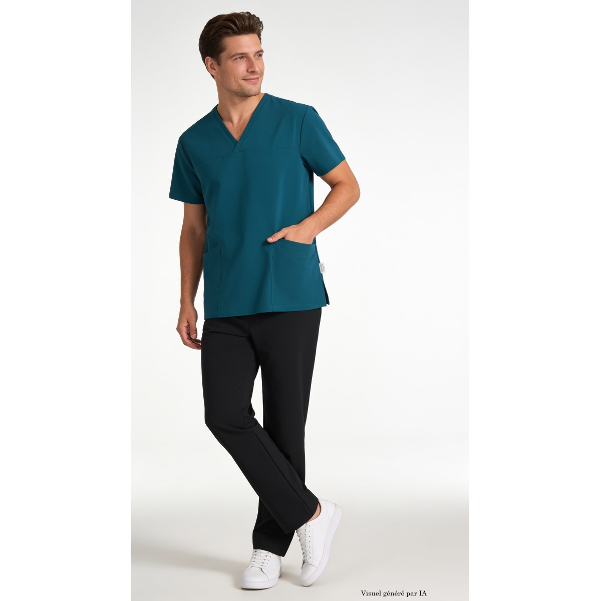 Pantalon de Travail Mixte Novakare Noir