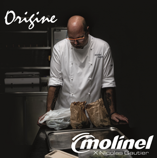 Veste de cuisine Origine Molinel Nicolas Gautier