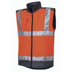 Omkeerbaar bodywarmer alert