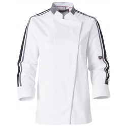 Veste de Cuisine Femme GC Score Blanc & Noir