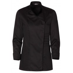 Veste de Cuisine Femme Hanska Manches Longues Noir