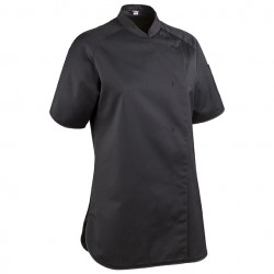Veste de Cuisine Femme Kohana Noir
