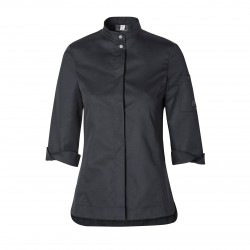 Veste de Cuisine Femme Serena Noir