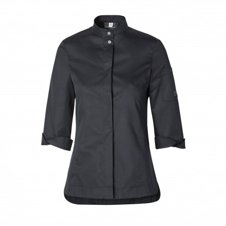 Veste de Cuisine Femme Serena Noir