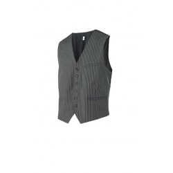 Gilet de Serveur & Barman Volconte - Gris & Noir