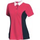 Polo de Travail Femme Dakota Manches Courtes Rose Navy