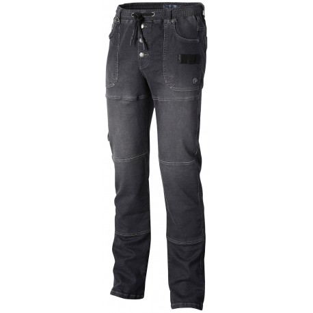 Pantalon Stretch Molleton Denim Noir Molinel - Fin de Série