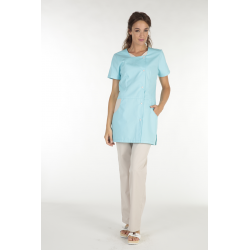 TUNIQUE DE TRAVAIL FEMME EMILIE ICE BLEU CIEL