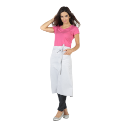 TABLIER DE CUISINE ET SERVICE LEO - MIXTE - GRIS PERLE