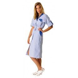 Blouse de Travail Martine Rayé Bleu MT - Femme