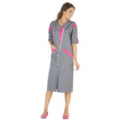 Blouse de Travail Samantha Gris - Femme