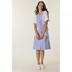 Blouse de Travail Tiffany Bleu Ciel - Femme