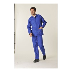 Pantalon de Travail La Fileuse + Bleu bugatti