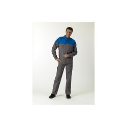 Pantalon de Travail Procouleur Gris & Bleu Azur - Homme