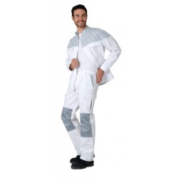 Pantalon Blanc de Travail Procouleur C/P - Homme