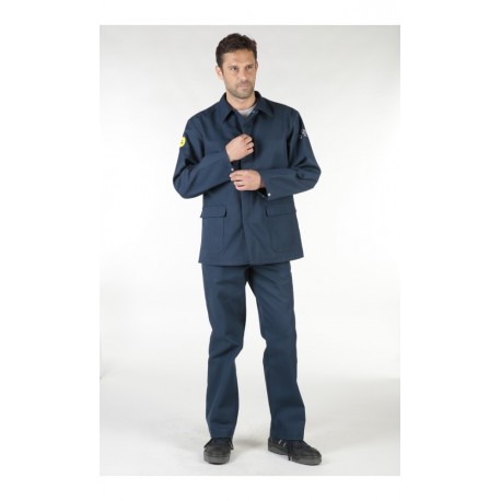 Pantalon Multirisques Techline Bleu Marine - Homme
