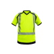 Tee Shirt Haute Visibilité Anti UV Manches Courtes Jaune Fluo Marine