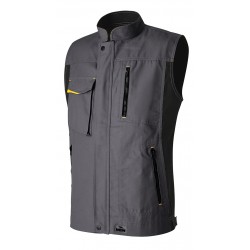 Gilet de Travail sans manches Gris Dynamic Fit