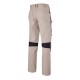 Pantalon Homme Genouillères Ecru Dynamic Fit