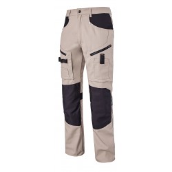 Pantalon Homme Genouillères Ecru Dynamic Fit