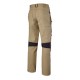 Pantalon Homme Genouillères Kaki Dynamic Fit