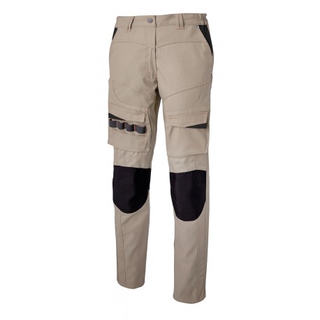 Pantalon Pro Femme Ecru Dynamic Fit