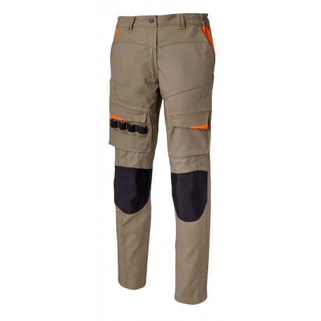  Pantalon Pro Femme Kaki Dynamic Fit